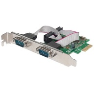 Radič kariet PCI-E 2x RS-232 COM Serial 152082 Radič kariet PCI-E 2x RS-232 COM Serial 152082