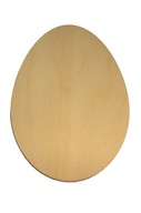1ks drevené vajíčka, preglejka, 100x75mm, vajíčko