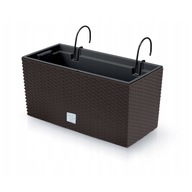 Kvetináč balkónový box RATO DRC400W umbr Kvetináč balkónový box RATO DRC400W umbr