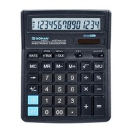 DONAU TECH kancelárska kalkulačka, 14-miestna. čierna K-DT4141-01