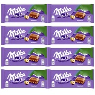 MILKA LIESKOVÉ ORIEŠKY Čokoláda 8x100g MILKA LIESKOVÉ ORIEŠKY Čokoláda 8x100g
