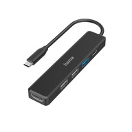 HAMA MultiPort USB-C 3xUSB-A; 1xUSB-C; 1x HDMI