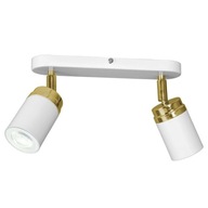 DVOJITÁ LAMPA BIELE ZLATÁ OBÝVAČKA SPÁLŇA GU10 DVOJITÁ LAMPA BIELE ZLATÁ OBÝVAČKA SPÁLŇA GU10