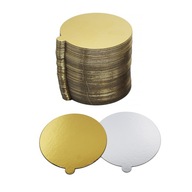 Podložky pre monoporcie 10 cm, zlaté a strieborné x100 Podložky pre monoporcie 10 cm, zlaté a strieborné x100