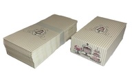 Biela pásikavá krabica na balenie torty 125x210x70mm - 20 kusov Biela pásikavá krabica na balenie torty 125x210x70mm - 20 kusov