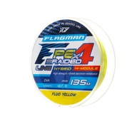 Oplet FLAGMAN PE Hybrid F4, dĺžka 135m, 0,08mm