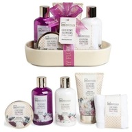 Súprava do kúpeľa 5 ks - Gél + Mlieko + Peeling + Krém na ruky + Uterák Súprava do kúpeľa 5 ks - Gél + Mlieko + Peeling + Krém na ruky + Uterák