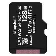 MicroSDXC karta Kingston Canvas Select Plus 128 GB