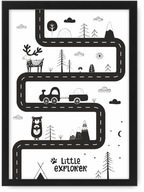 Škandinávsky chlapec Obraz 24x33 plagát, rám ikea Škandinávsky chlapec Obraz 24x33 plagát, rám ikea
