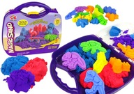 Kinetický pieskový kufor formuje dinosaury Kinetický pieskový kufor formuje dinosaury