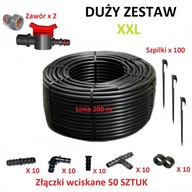 Odkvapkávacia linka 100 m + spojky - XXL SET Odkvapkávacia linka 100 m + spojky - XXL SET