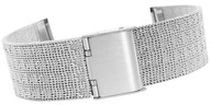 Módny sieťovaný náramok strieborný IPS 18 mm FA18S Módny sieťovaný náramok strieborný IPS 18 mm FA18S
