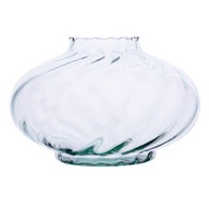 Sklenená váza UFO/W1 optik V:12,5cm H:19cm