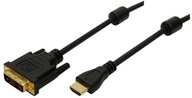 HDMI-DVI kábel LogiLink 2m čierny
