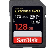 Pamäťová karta SanDisk Extreme Pro SDXC 128GB V30