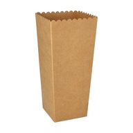 Krabičky na pukance Kraft 7x7x19,7 cm 100 ks. Krabičky na pukance Kraft 7x7x19,7 cm 100 ks.