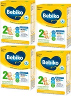 BEBIKO 2 NUTRIFLOR EXPERT MLIEKO 6m+ 4X600g 4BAL. BEBIKO 2 NUTRIFLOR EXPERT MLIEKO 6m+ 4X600g 4BAL.