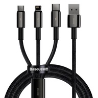 BASEUS KÁBEL USB 3v1 - USB-C Lightning Micro 1,5 m BASEUS KÁBEL USB 3v1 - USB-C Lightning Micro 1,5 m