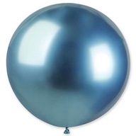 LATEXOVÝ BALÓN, modrý CHROM, pochrómovaný, XL LATEXOVÝ BALÓN, modrý CHROM, pochrómovaný, XL