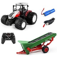 TRAKTOR S PRÍVESOM, DOPRAVNÍK, DIAĽKOVO OVLÁDANÉ SVETLO, ZVUK TRAKTOR S PRÍVESOM, DOPRAVNÍK, DIAĽKOVO OVLÁDANÉ SVETLO, ZVUK