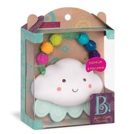 B.TOYS Rainbow žiariace Hrkálkové hryzátko Cloud