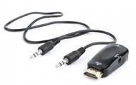 GEMBIRD HDMI-A(M)->VGA(F)+audio adaptér