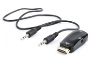 GEMBIRD HDMI-A(M)->VGA(F)+audio adaptér GEMBIRD HDMI-A(M)->VGA(F)+audio adaptér