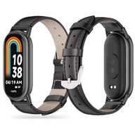 Kožený remienok pre Xiaomi Mi Band 8/8 NFC Kožený remienok pre Xiaomi Mi Band 8/8 NFC