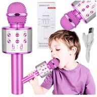 BEZDRÔTOVÝ REPRODUKTOR MIKROFÓNU KARAOKE BLUETOOTH