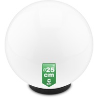 KULA Záhradná lampa 25CM UZEMNENÁ LED E27 IP44 UV