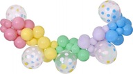 Macaroons Balloon Garland Sada 65 ks + stuha Macaroons Balloon Garland Sada 65 ks + stuha
