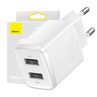 BASEUS RÝCHLA SIEŤOVÁ NABÍJAČKA 2X USB 10,5W BASEUS RÝCHLA SIEŤOVÁ NABÍJAČKA 2X USB 10,5W