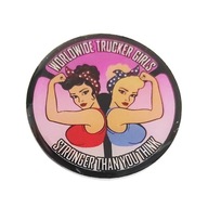 PIN PIN WORLDWIDE TRUCKER GIRLS TAG PIN PIN WORLDWIDE TRUCKER GIRLS TAG