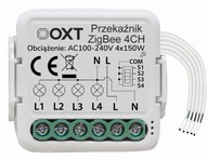 OXT mini reléový modul 4 ZigBee obvody TUYA OXT mini reléový modul 4 ZigBee obvody TUYA