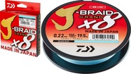 DAIWA J-BRAID X8E BRIDGE 0,18MM 135M MODRÁ. DAIWA J-BRAID X8E BRIDGE 0,18MM 135M MODRÁ.