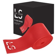 ŠPORTOVÁ REHABILITAČNÁ FLOSS BAND LINE SPORT 1MM ČERVENÁ ŠPORTOVÁ REHABILITAČNÁ FLOSS BAND LINE SPORT 1MM ČERVENÁ
