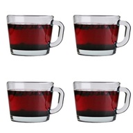 LENA sklenený hrnček 475ml, sada 4 ks