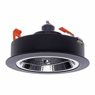Zapustené svietidlo Redondo Black 1xAR111 GU10 Zapustené svietidlo Redondo Black 1xAR111 GU10