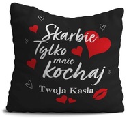 Vankúš s darčekom na Valentína pre priateľku Vankúš s darčekom na Valentína pre priateľku
