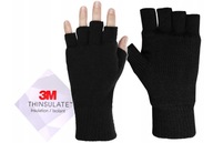 Rukavice Warm Mil-Tec Thinsulate zimné rukavice bez prstov - čierne Rukavice Warm Mil-Tec Thinsulate zimné rukavice bez prstov - čierne
