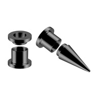 EXPANDER Čierny expandér TAPER a TUNNEL 2v1 PREpichnutie kovová OCEL CH. 7 mm EXPANDER Čierny expandér TAPER a TUNNEL 2v1 PREpichnutie kovová OCEL CH. 7 mm