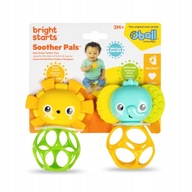 OBALL Cumlík hračka, ukľudňujúce hryzátko Pals Easy-Grasp lev a slon 2 balenie OBALL Cumlík hračka, ukľudňujúce hryzátko Pals Easy-Grasp lev a slon 2 balenie
