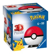 Ravensburger 3D Puzzle Pokemon Ball červená 54 ks