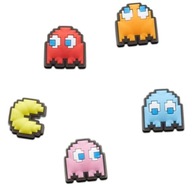 CROCS JIBBITZ CHARMS PAC MAN PINS 5-BAL CROCS JIBBITZ CHARMS PAC MAN PINS 5-BAL