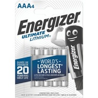 Batérie Energizer Ultimate Lithium AAA L92 1,5 V (4 Batérie Energizer Ultimate Lithium AAA L92 1,5 V (4