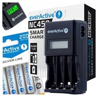 NABÍJAČKA BATÉRIÍ + 4X AA BATÉRIE NABÍJAČKA BATÉRIÍ + 4X AA BATÉRIE