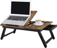 STÔL NA LAPTOP NA POSTEĽ, SKLÁPACÍ, NASTAVITEĽNÝ, BAMBUSOVÝ, DREVENÝ podnos STÔL NA LAPTOP NA POSTEĽ, SKLÁPACÍ, NASTAVITEĽNÝ, BAMBUSOVÝ, DREVENÝ podnos