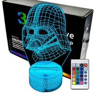 Star Wars Darth Vader 3D LAMP nočná LED lampa Star Wars Darth Vader 3D LAMP nočná LED lampa