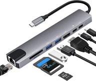 ADAPTÉR 9v1 HUB USB-C HDMI RJ45 Ethernet SD ADAPTÉR 9v1 HUB USB-C HDMI RJ45 Ethernet SD