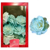 Cake Flowers Chinese Blue Shadow Rose 15 ks Cake Flowers Chinese Blue Shadow Rose 15 ks